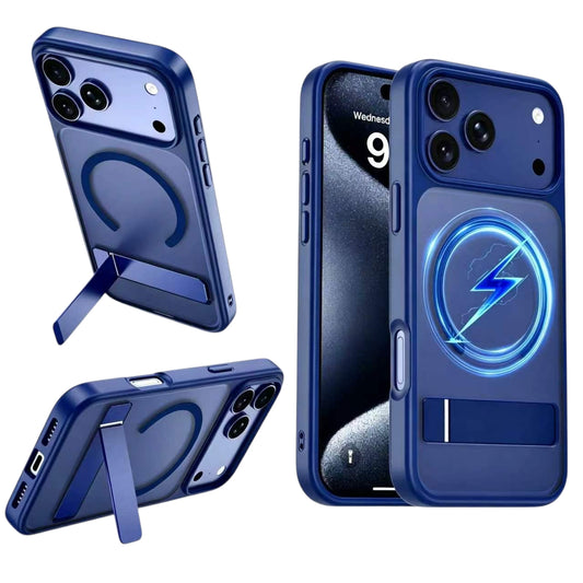 iPhone 18 Pro Max Magnetic Protective Case with Built-in Horizontal Kickstand