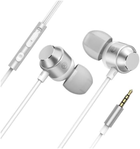 In-Ear Wired Earphones with Mic, Deep Bass Stereo Sound & 3.5mm Audio Jack